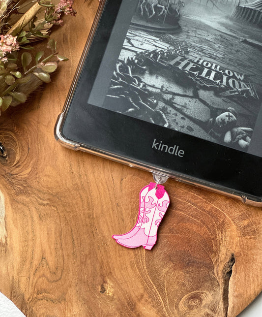 Kindle charm cowboy boot