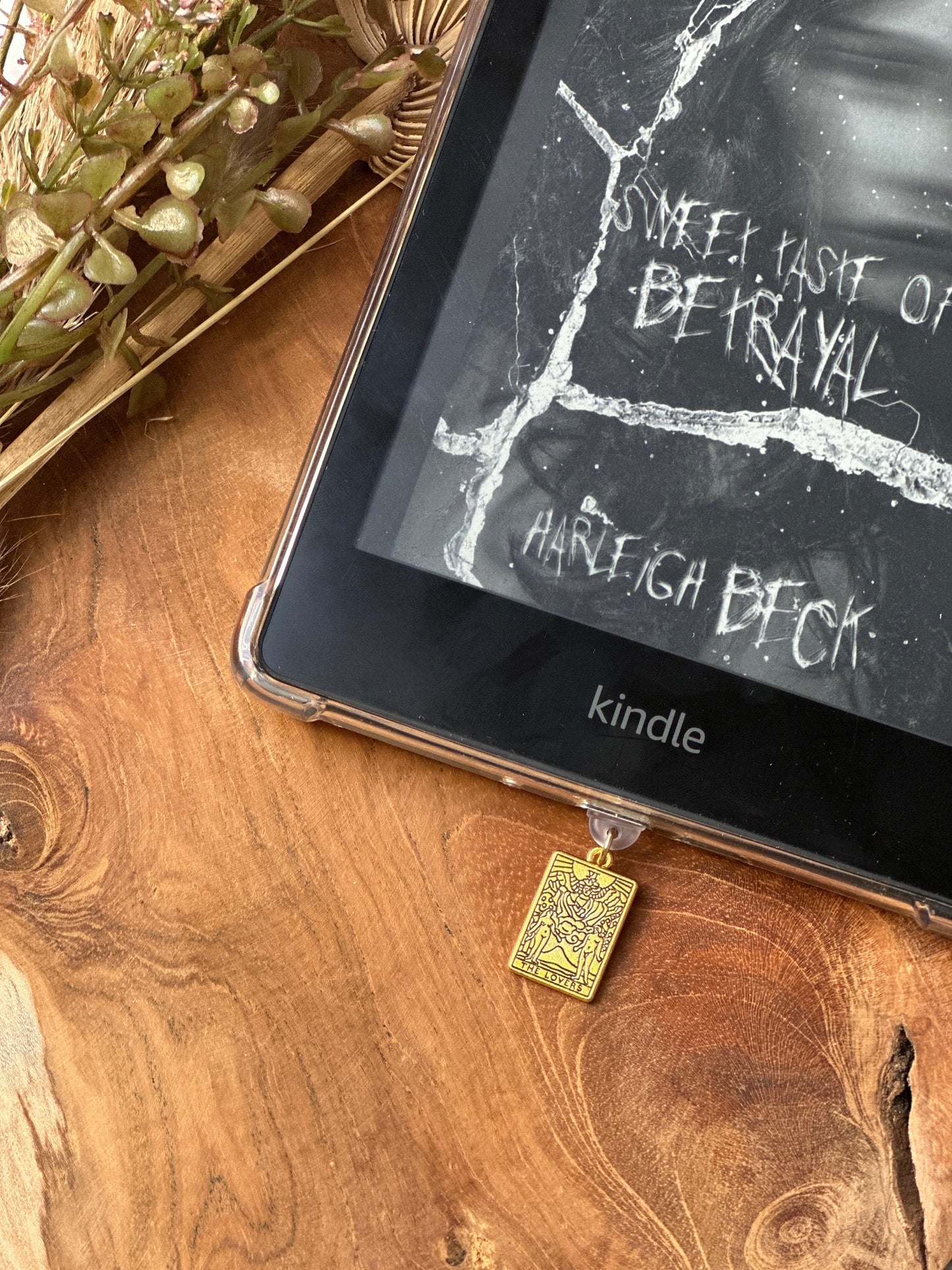 Kindle-bedel tarot cards | Bookish | kindlecharm | Boekachtig cadeau | Kindle-accessoires | kindleaccessoires | USB-C-stekker | gift