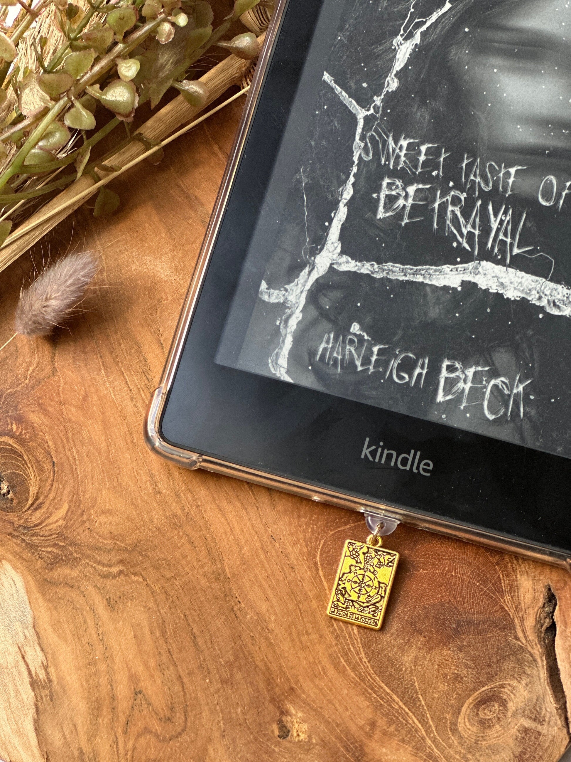 Kindle-bedel tarot cards | Bookish | kindlecharm | Boekachtig cadeau | Kindle-accessoires | kindleaccessoires | USB-C-stekker | gift